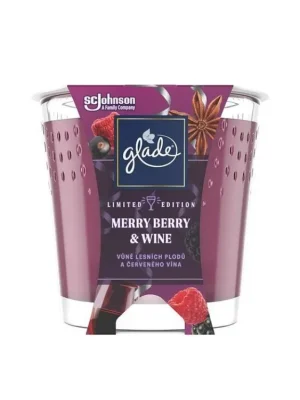 Poslední Šance Glade svíčka 129 g Merry Berry & Wine