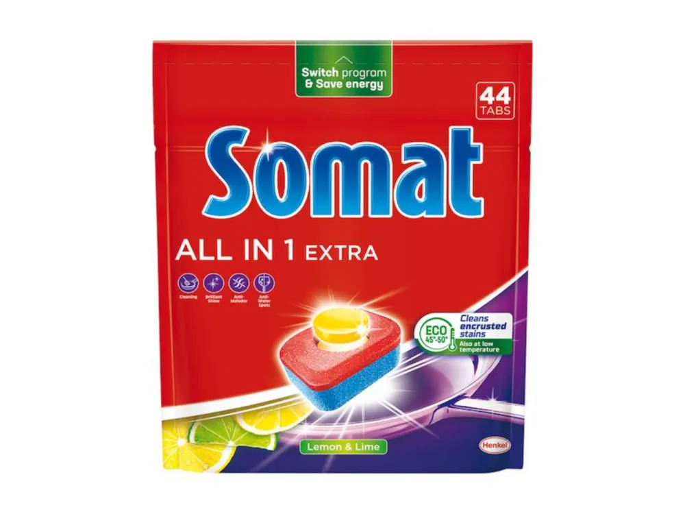 Somat tablety 44 ks All in 1 Extra Lemon & Lime Cenově Výhodný
