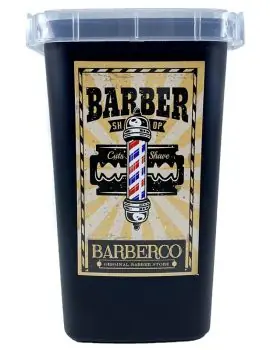 BARBERCO Kontejner na použité žiletky - černý Nejprodávanější