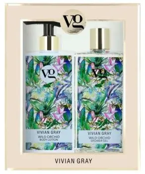 VIVIAN GRAY WILD ORCHID Shower Gel + Body Lotion 2x350ml - sprchový gel a tělové mléko Horká Nabídka