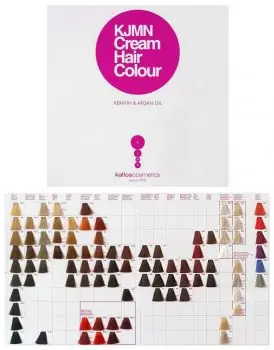 Finální Výprodej KALLOS KJMN Vzorník barev na vlasy Kallos Cream Hair Colour - ve tvrdých deskách