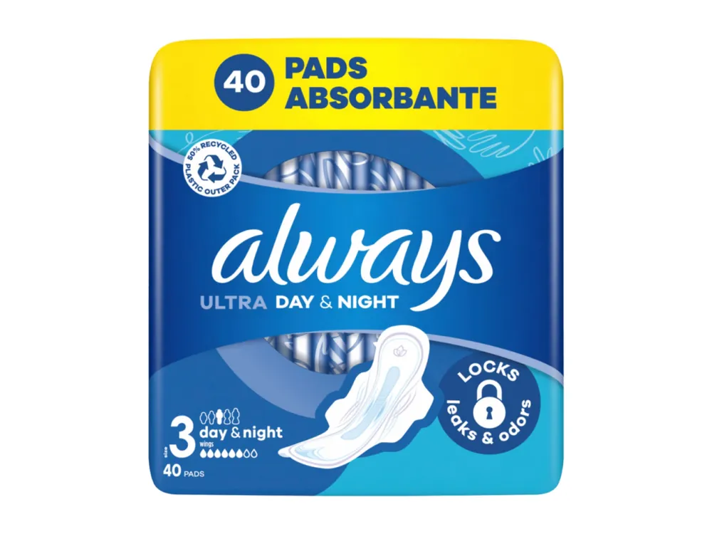 Always vložky 40 ks Ultra Day & Night plus Akce