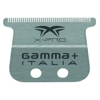 GAMMA PIÚ X-PRO Blade - náhradní spodní hlavice pro Gamma+ Cyborg Trimmer - stříbrná Nová Kolekce