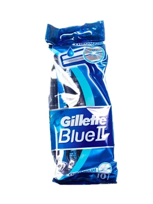 Víkendová Akce Gillette jednorázové holicí strojky Blue2 Chromium 10 ks