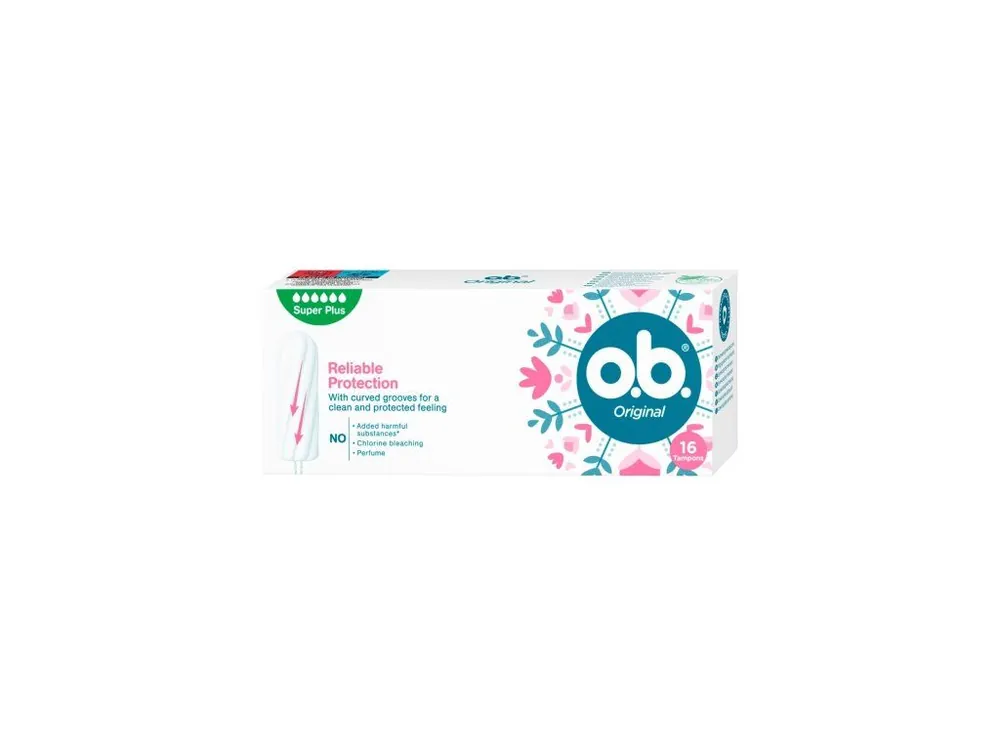 Nová Kolekce O.B. tampony 16 ks Original Super Plus