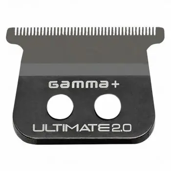 GAMMA PIÚ Ultimate Blade 2.0 - náhradní spodní hlavice pro Gamma+ Cyborg Trimmer - černá Časově Omezené