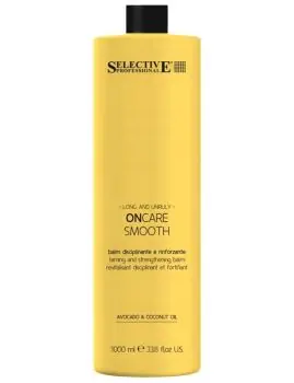 SELECTIVE ONcare Smooth Balm 1000ml - kondicionér pro vyhlazení krepatých vlasů Omezená Nabídka