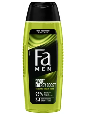 Oblíbený Fa Men sprchový gel 250 ml Sport Energy Boost 3v1