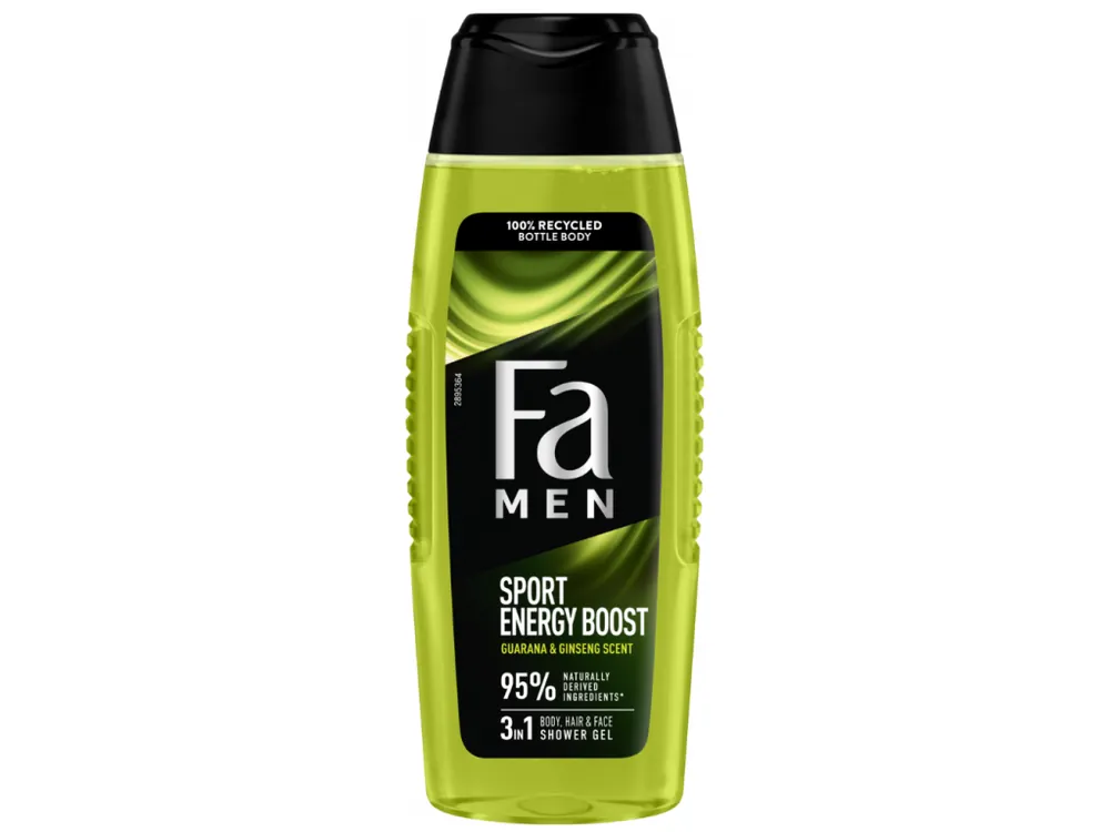 Oblíbený Fa Men sprchový gel 250 ml Sport Energy Boost 3v1