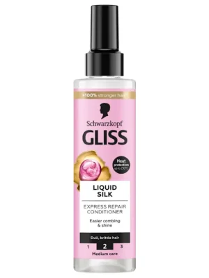 Gliss Express balzám 200 ml Liquid Silk Finální Výprodej