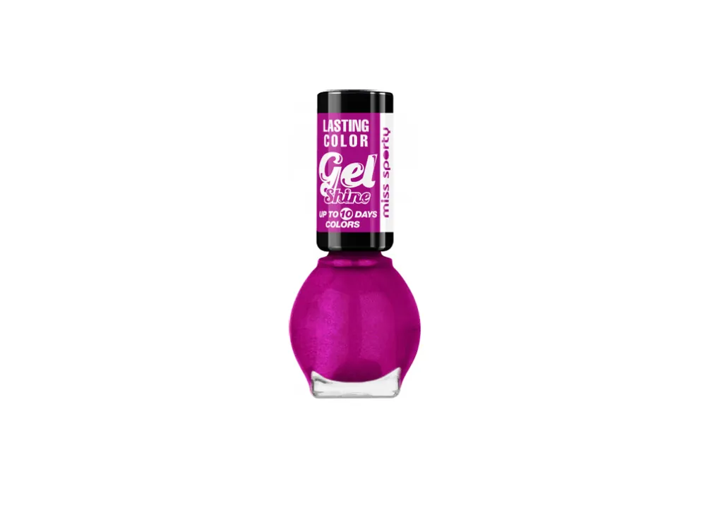 Oblíbený Miss Sporty lak na nehty 7 ml Color Gel Shine 564 sytě růžový metalický
