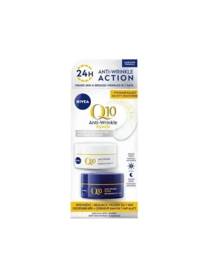 Nivea Duo denní + noční krém 2x50 ml Q10 Power proti vráskám Top Prodej