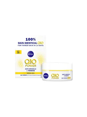 Super Cena Nivea denní krém 50 ml Q10 Power zpevňující proti vráskám SPF 30Všechny typy pleti