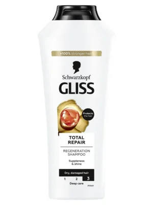 Cenově Výhodný Gliss šampon 400 ml Total Repair