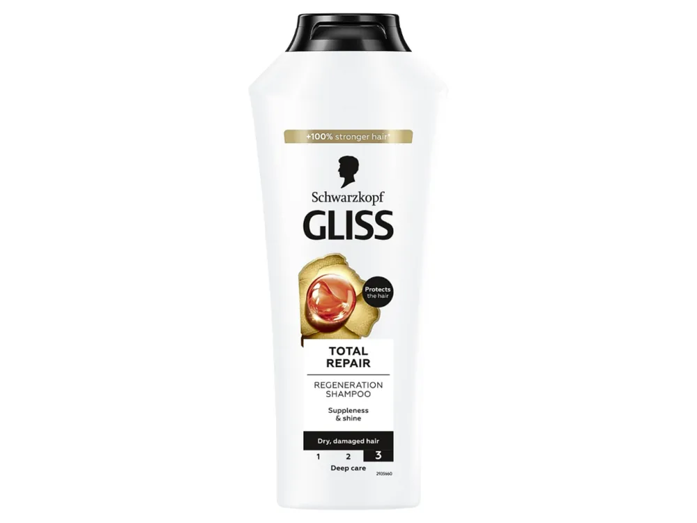 Cenově Výhodný Gliss šampon 400 ml Total Repair