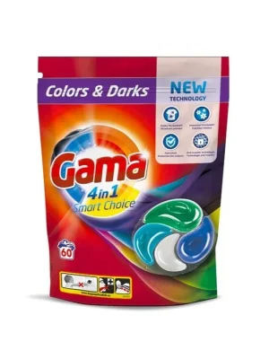 Nakupujte Hned Gama gelové kapsle 60 ks Color & Darks 1320 g