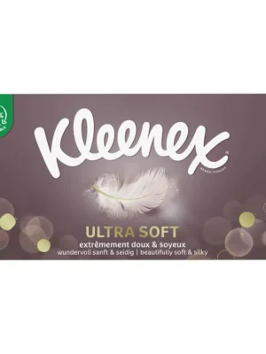 Must-Have Kleenex papírové kapesníky BOX 64 ks 3-vrstvé Ultra Soft