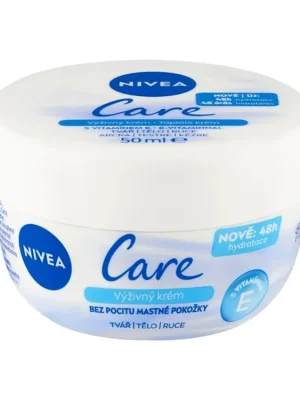 Nivea krém 50 ml Care výživný s bambuckým máslem Oblíbený