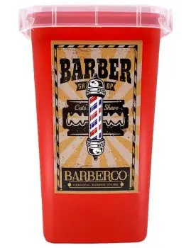 Kup Teď BARBERCO Kontejner na použité žiletky - červený