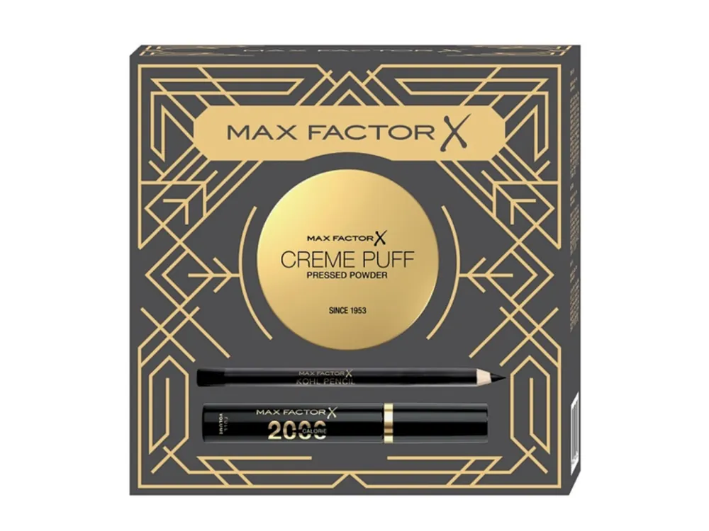 Nejlepší Volba Max Factor dárková sada (řasenka 9 ml + tužka 4 g + pudr 14 g)