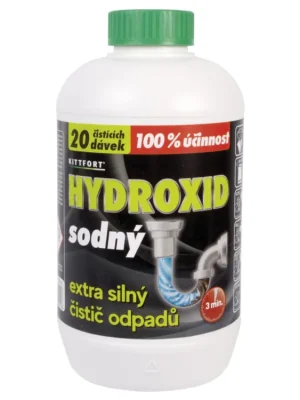 Kittfort hydroxid sodný čistič odpadu a potrubí 1 kg Nejlepší Volba