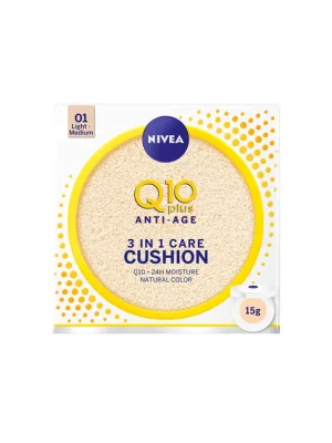 Nivea tónovací krém 15 g Cushion Q10 Plus č. 01Světlý až střední odstín Poslední Šance