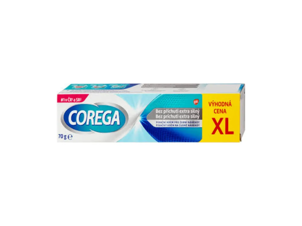 Objednat Nyní Corega fixační krém 70 g Extra silný bez příchuti XL