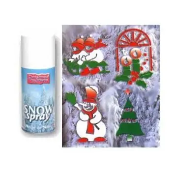 Finální Výprodej CHRISTMAS TRADITIONS Snow Spray White 150ml - vánoční dekorativní sníh ve spreji - bílý