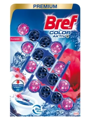 Poslední Šance Bref WC blok Color Aktiv 4 ks (4x50g) Flower