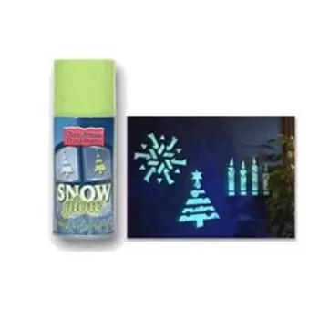 CHRISTMAS TRADITIONS Snow Spray Luminescente 150ml - vánoční dekorativní sníh ve spreji - svítící Ověřený