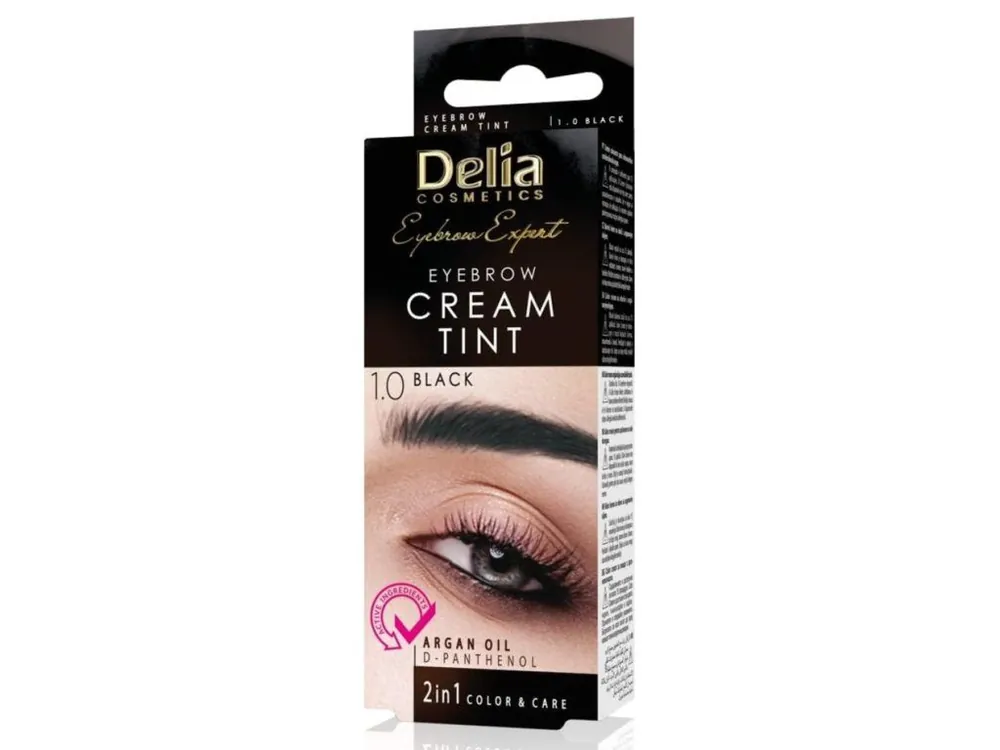 Delia Color Cream barva na obočí černá 30 ml Akční Cena