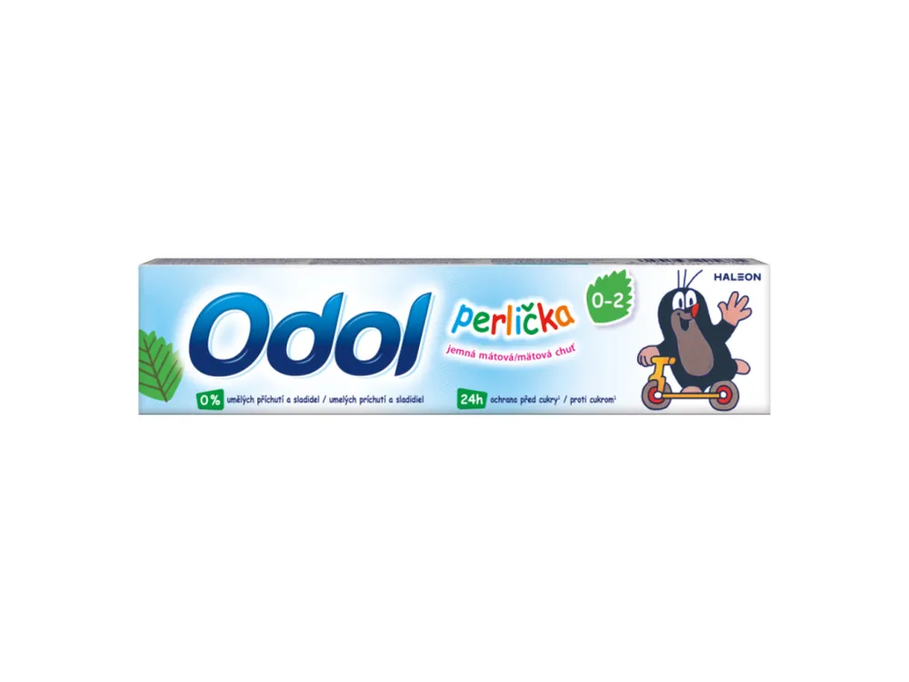 Odol zubní pasta 50 ml Perlička mátová od 0 let Cenově Výhodný