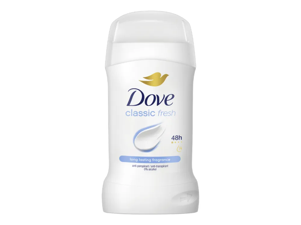 Dove antiperspirant stick 50 ml Classic Fresh Zlevněný
