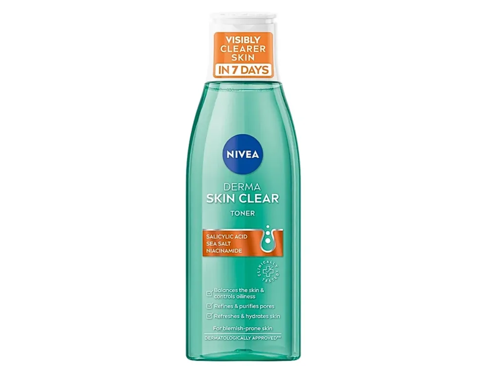 Finální Výprodej Nivea pleťová voda 200 ml čistící Derma Skin Clear