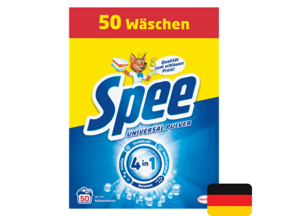 Objednat Nyní Spee prací prášek 50 dávek Universal 2,5 kg