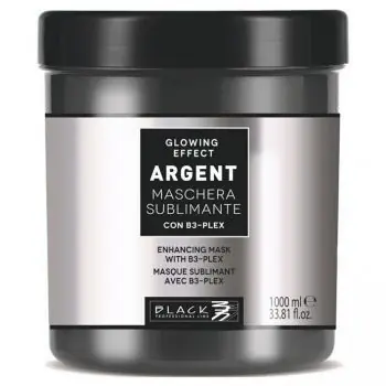 BLACK Argent Glowin Effect Mask 1000ml - rekonstrukční laminační maska pro poškozené vlasy Levný