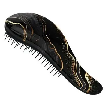 DTANGLER Rozčesávací kartáč na vlasy s rukojetí - Black DeLuxe Sezónní Sleva