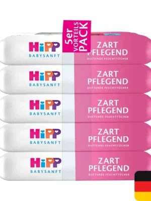 HiPP BabySanft čistící vlhčené ubrousky 5 x 48 ks Zart Pflegend Poslední Šance