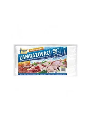 Zamrazovací mikrotenové sáčky č. 3 - 30 x 40 cm extra pevné 40 ks Akce