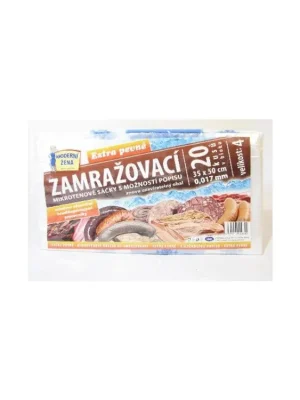 Zamrazovací mikrotenové sáčky č. 4 - 35 x 50 cm extra pevné 20 ks Autentický
