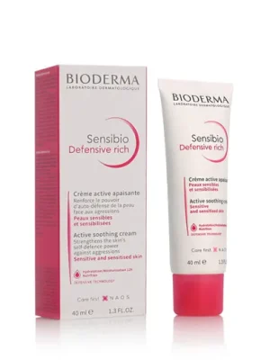 Originální Bioderma Sensibio Defensive Rich Active Soothing Cream 40 ml