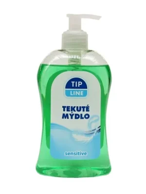 Cenově Výhodný Tip Line tekuté mýdlo s dávkovačem 500 ml Sensitive