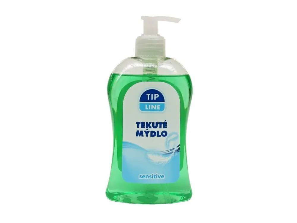 Cenově Výhodný Tip Line tekuté mýdlo s dávkovačem 500 ml Sensitive