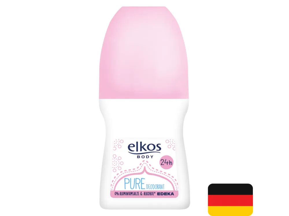 Elkos Body deodorant roll-on 50 ml Pure Nízká Cena