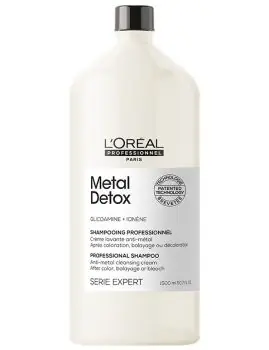 Doprava Zdarma LOREAL Serie Expert Metal Detox Shampoo 1500ml - hloubkově čistící šampon pro barvené a poškozené vlasy