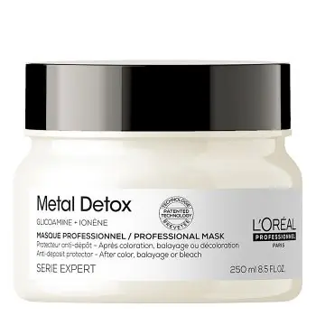 Nakupujte Hned LOREAL Serie Expert Metal Detox Masque 250ml - ochranná maska pro barvené a poškozené vlasy