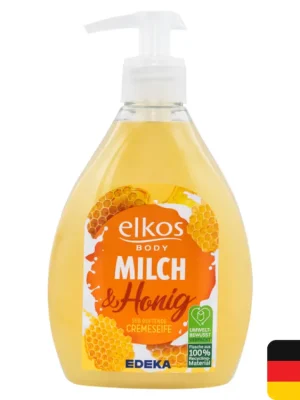 Omezená Nabídka Elkos Body tekuté mýdlo 500 ml Mléko & Med