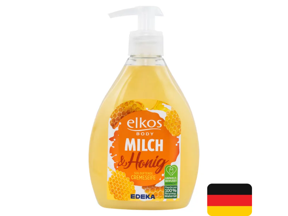 Omezená Nabídka Elkos Body tekuté mýdlo 500 ml Mléko & Med