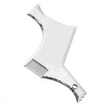 Výprodej BARBER Beard Comb Style Model - šablona pro přesné tvarování a úpravu vousů