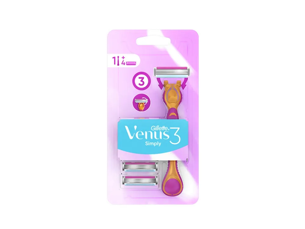 Odeslání Ihned Gillette Simply Venus 3 strojek + 4 hlavice